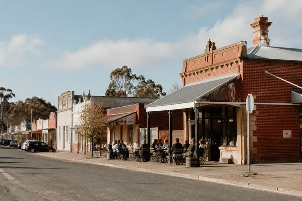 A bakery streetscape in a regional Victorian town